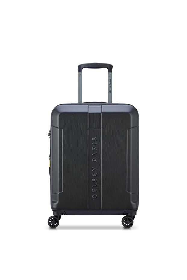 Depart Hard 61cm Hardcase Expandable 4 Double Wheel Cabin Luggage Trolley Black