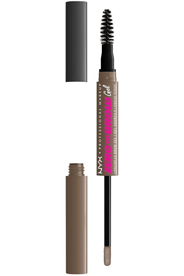 Zero to Brow Long Lasting Eyebrow Gel - Ash Brown