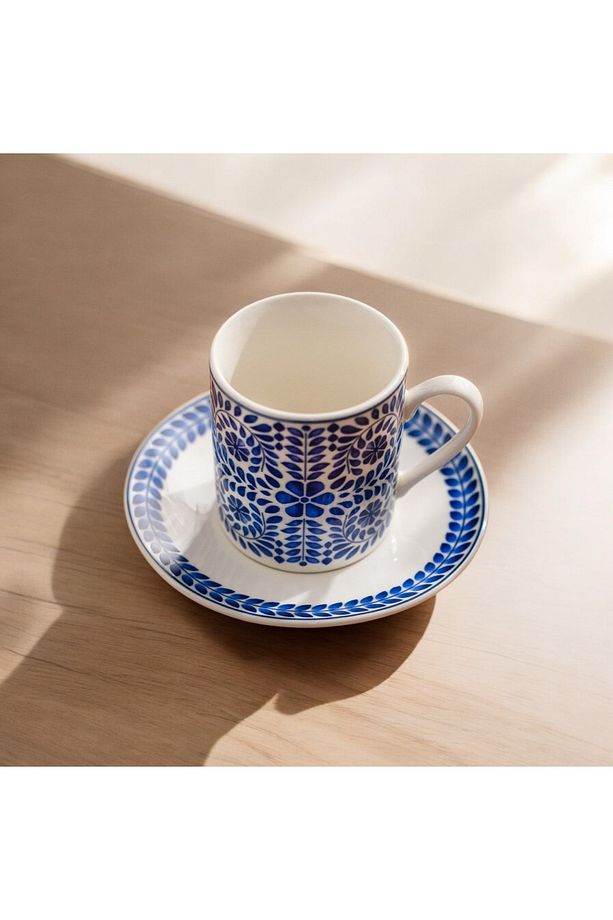 Papillon 2'li Kahve Fincan Takımı - Renkli - 90 ml - 3