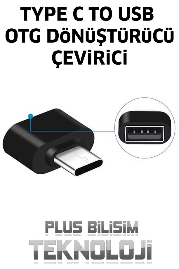 Type c to usb çevirici, type c otg dönüştürücü, usb otg, Type C 3.1 Usb 3.0 Data Çevirici Adaptör - 3