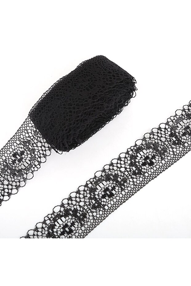 40mm 10yds black 10ydsLace Lace Accessories Elastic Soft Underwear Underwear Underwear Socks Decorat