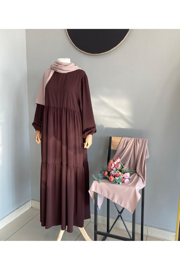 Egyptian Medina Silk Abaya Sıla Dress
