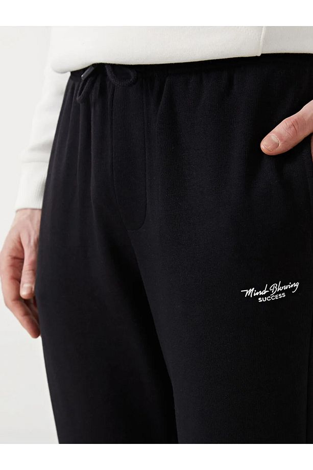 XSIDE Siyah Standart Kalıp Erkek Jogger Eşofman Altı - 3