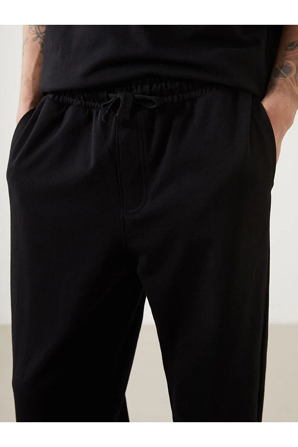 XSIDE Siyah Rahat Kalıp Erkek Jogger Eşofman Altı - 3
