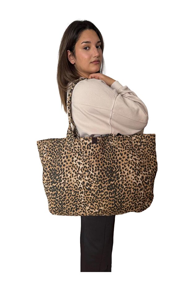 Shopper Kanvas Çanta - 6