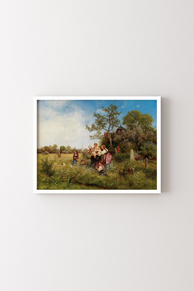A Spring Landscape - White Frame