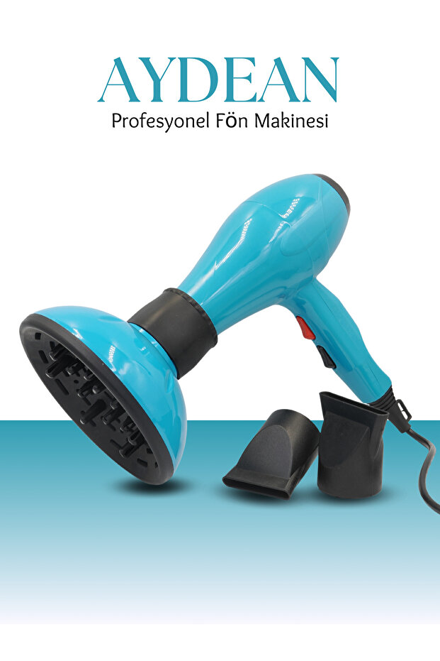 Xturbo Profosyonel Fön Makinesi Saç kurutma MakinasıMavi - 1