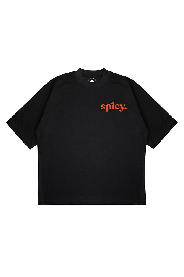 Unisex Oversize Spicy Printed Boxy Fit Thick Fabric (240Gsm) T-Shirt
