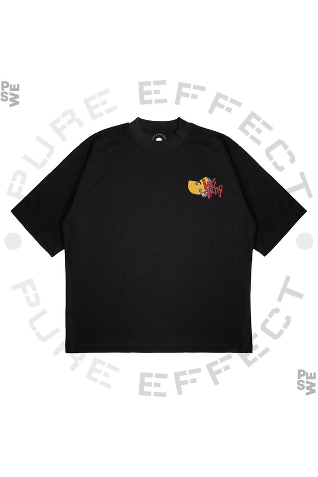 Unisex Oversize Wu-Tang Tv Printed Boxy Fit Thick Fabric (240Gsm) T-Shirt