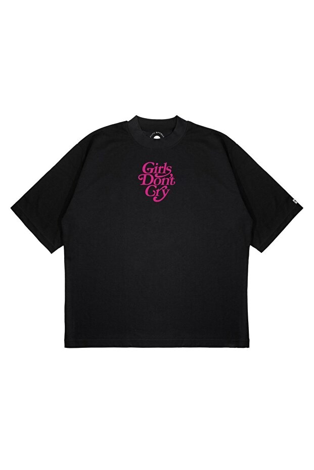 Unisex Oversize Girls Dont Cry Printed Boxy Fit Thick Fabric (240Gsm) T-Shirt