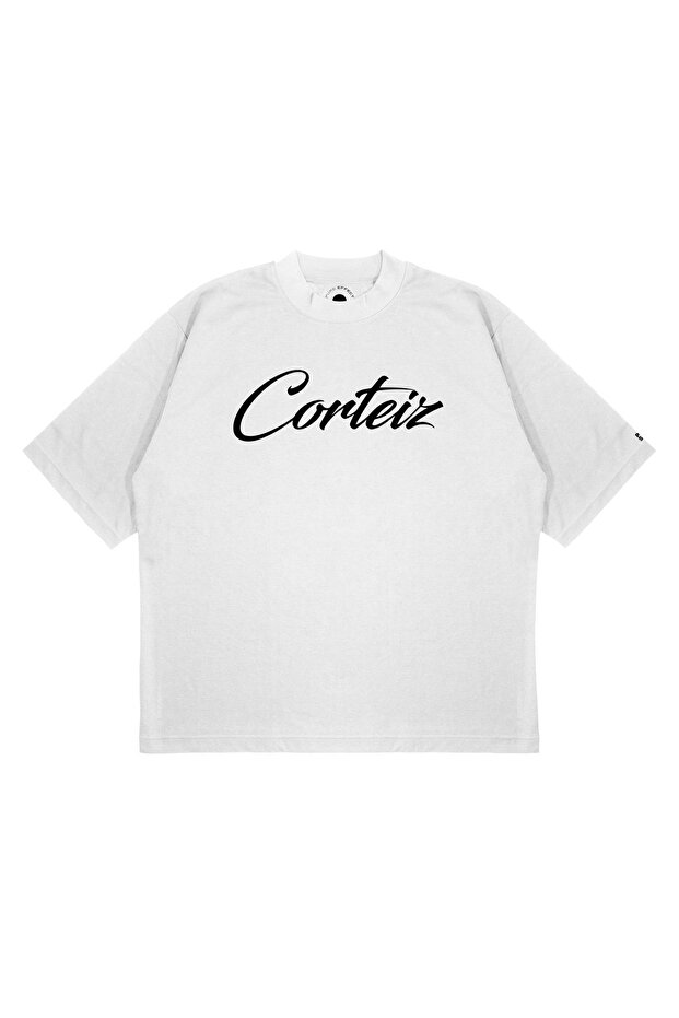 Unisex Oversize Corteiz V2 Printed Boxy Fit Thick Fabric (240Gsm) T-Shirt