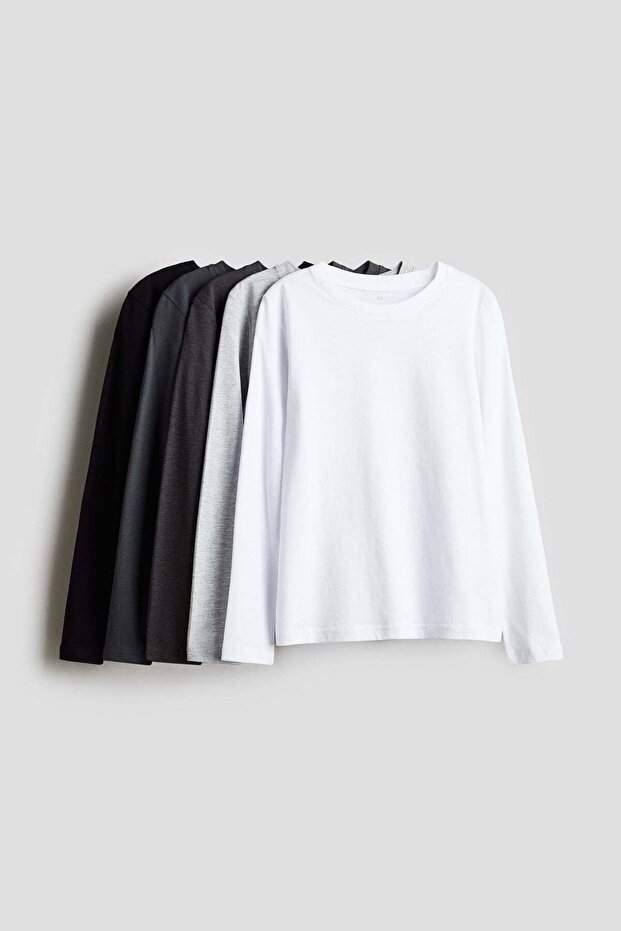 5-pack jersey tops