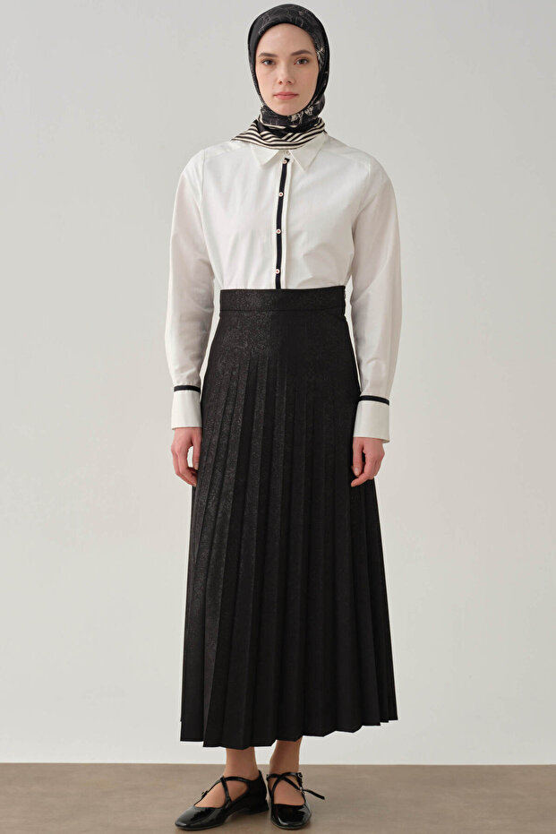 Plisoley Etek - Siyah - 1