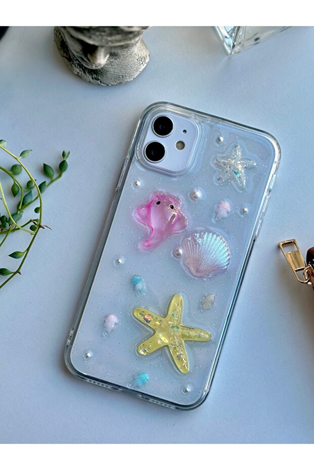 Soft Silicone Case with Stingray Design and 3D Toy Compatible with iPhone 11 - 6