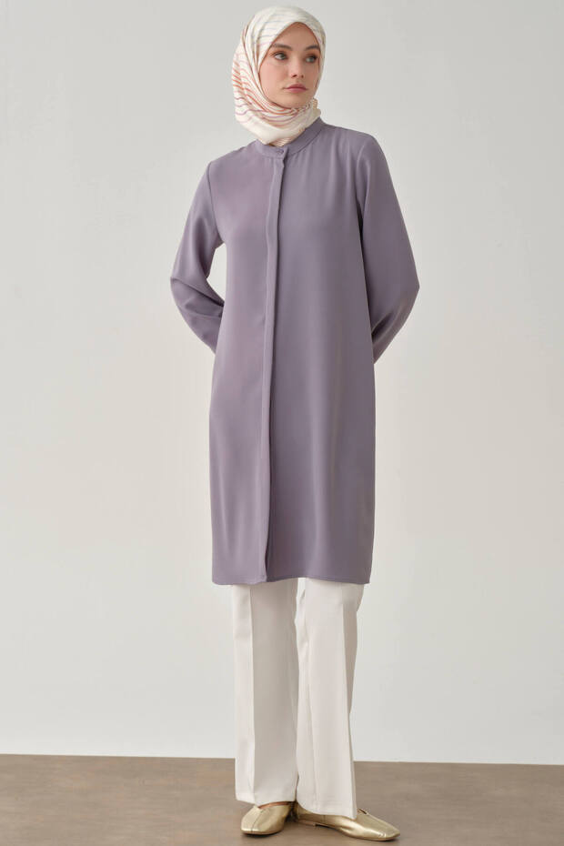 İspanyol Paça Basic Pantolon - Ekru - 3