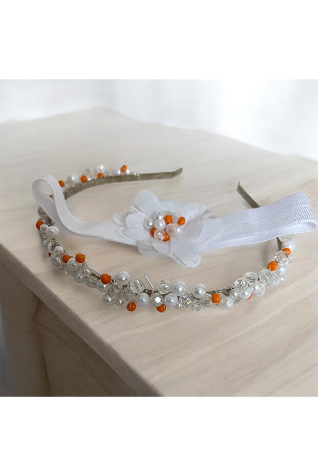 Orange Mother Baby & Maternity Crown