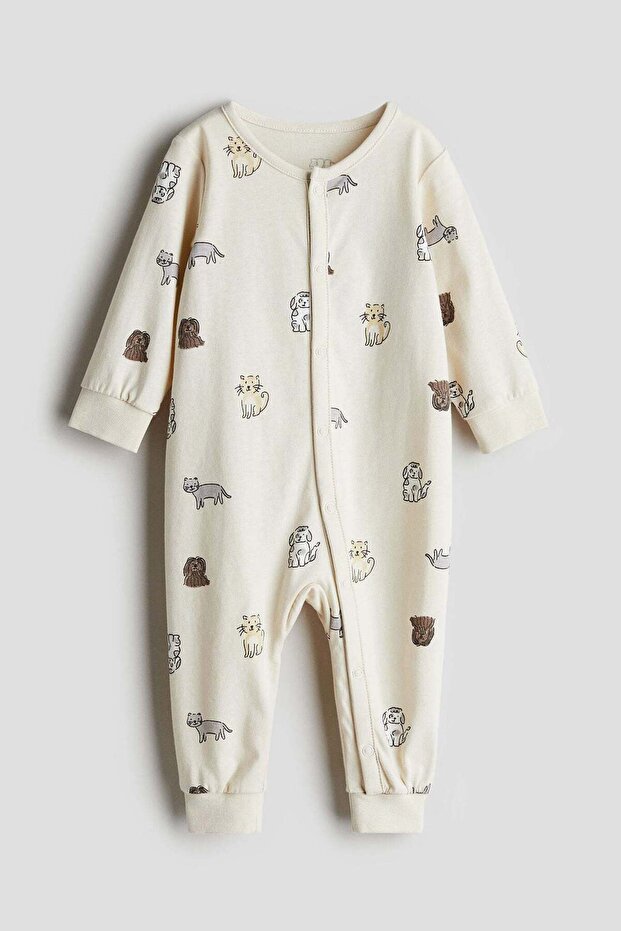 Patterned sleepsuit