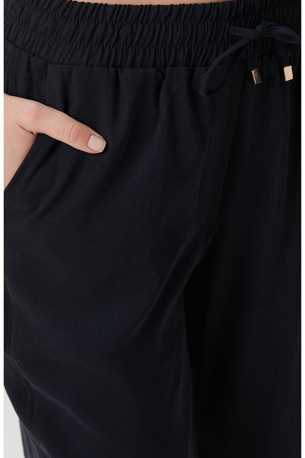 Siyah Basic Jogger Pantolon - 5