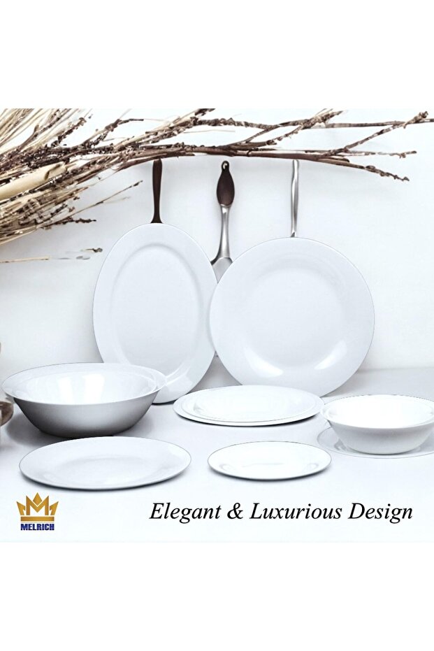 38 Pcs Opal ware Dinner Set Dishwasher safe Microwave safe Freezer safe