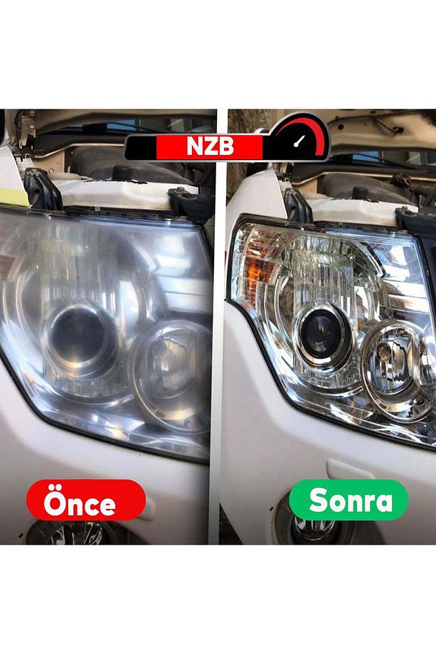 Araç Otomotiv Far Temizleme Parlatma İnce Kalın Su Zımpara Seti Kağıt 1000-2000-3000 Kum (3 Adet) - 7