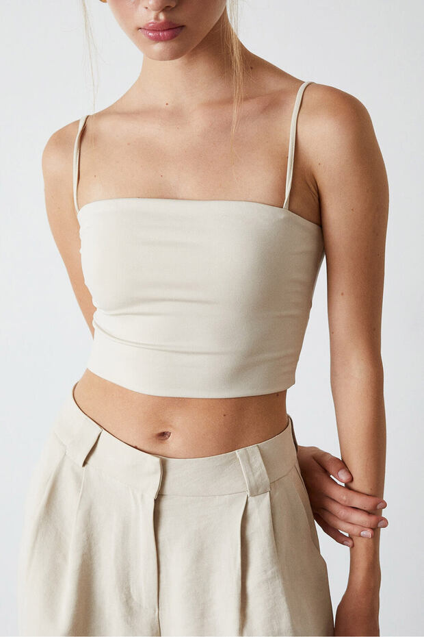 İp Askılı Croptop - 4