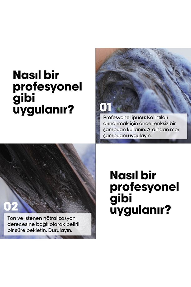 Vitamino Color Spectrum Sarı Saçlar İçin Sarı Tonlarını Nötralize Edici Mor Şampuan 300 ml/GEM9856 - 3