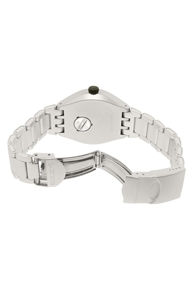 Swatch Mens Quartz Watch Analog Display And Aluminum Strap Yes4011Ag - 3