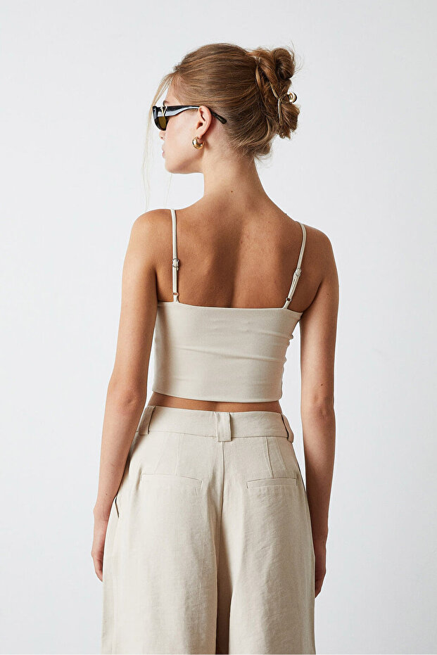 İp Askılı Croptop - 5
