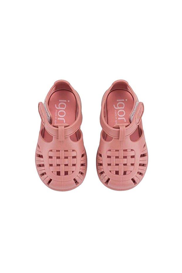 S10271 Tobby Solid Sandalet Rose - 4