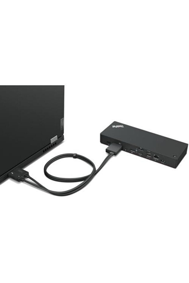 Docking Station Lenovo ThinkPad TBT 4, USB-C (Negru) (Negru) - 4