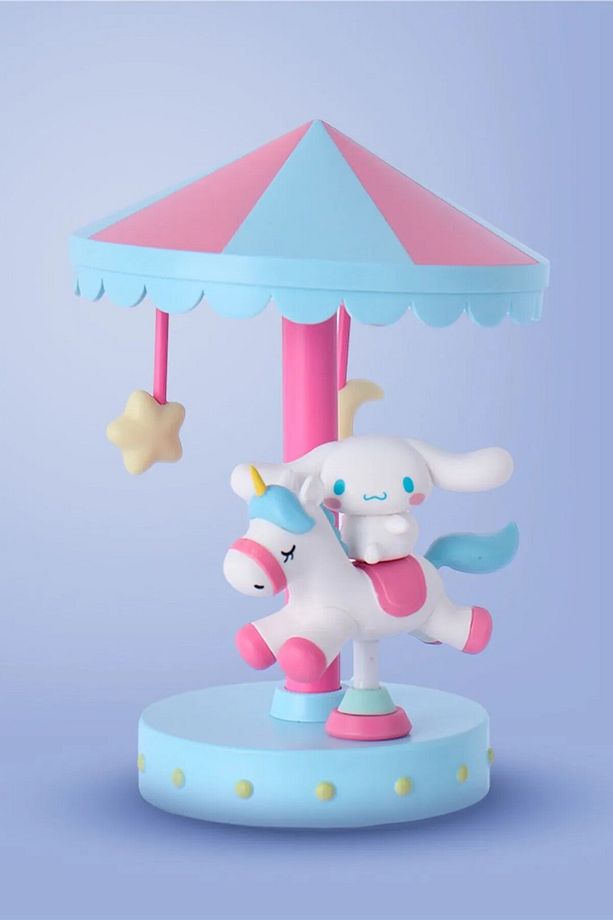 Sanrio Lisanslı Atlı karınca Gece Lambası - Cinnamoroll - 3