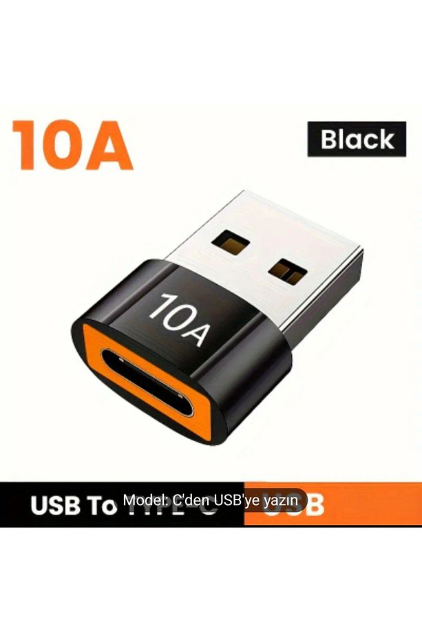 2 Adet Güçlü 3.0 Usb A Usb C Type C Data Veri Şarj Aktarımı Hız 36v 10a 240v Metal Kasalı - 5