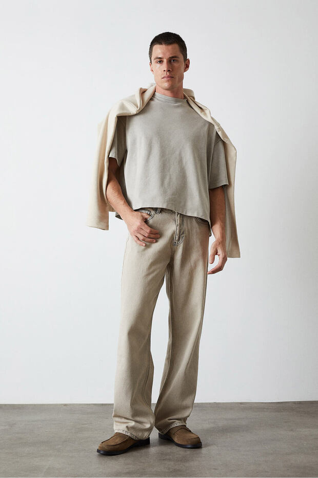 Pratelné oversize tričko Basic - 2