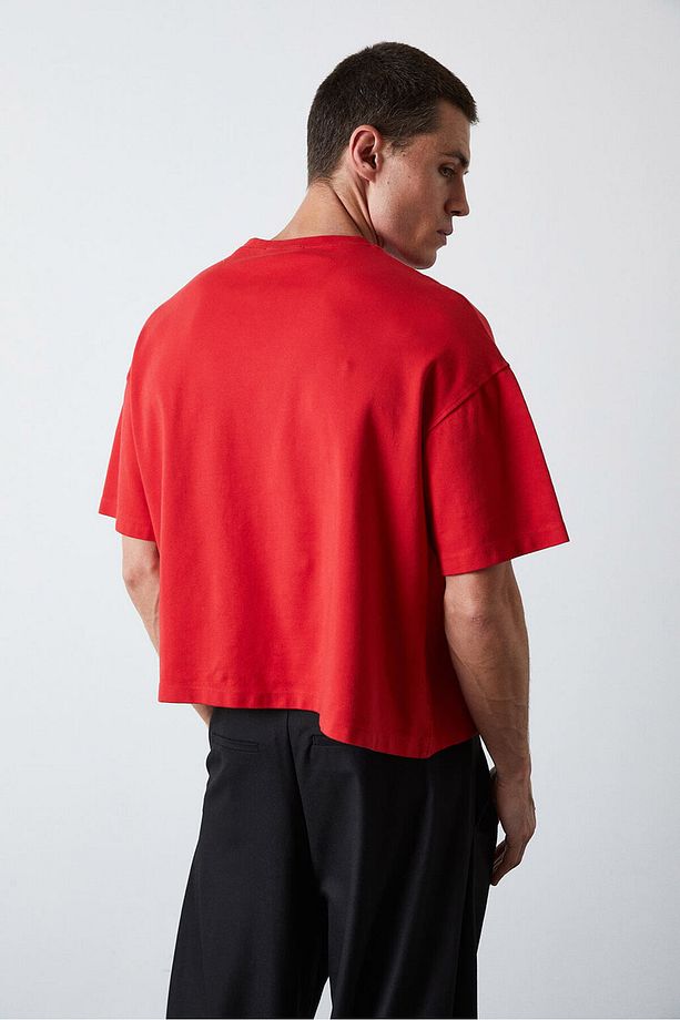 Yıkamalı Oversize Basic Tshirt - 6