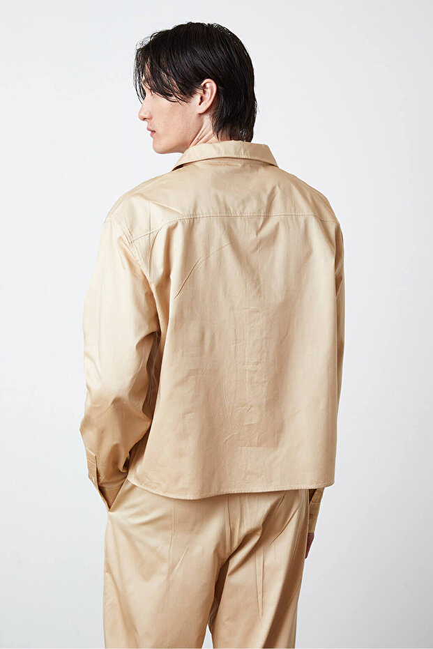 Oversize Poplin Gömlek - 5