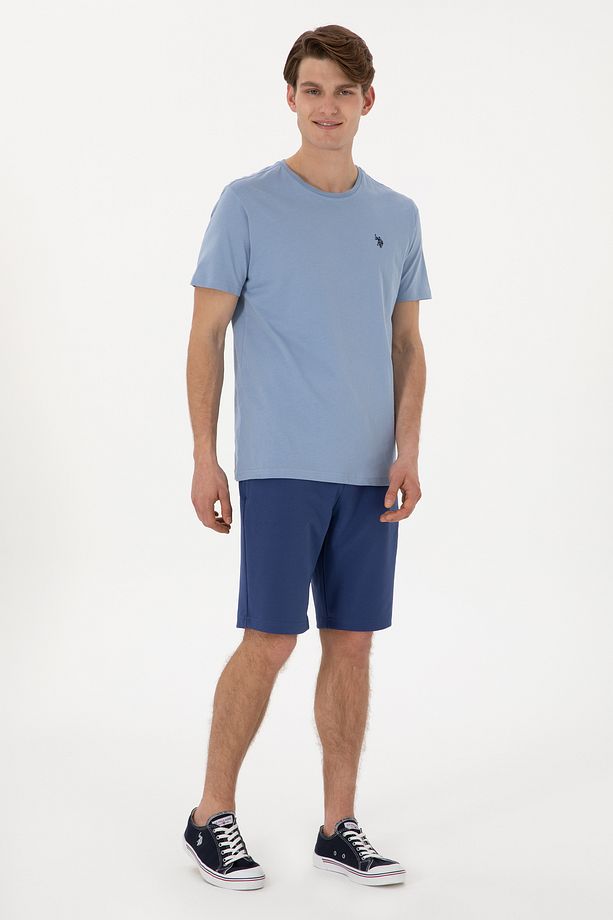 Erkek Regular Fit Lacivert Örme Şort 50300078-VR059 - 3
