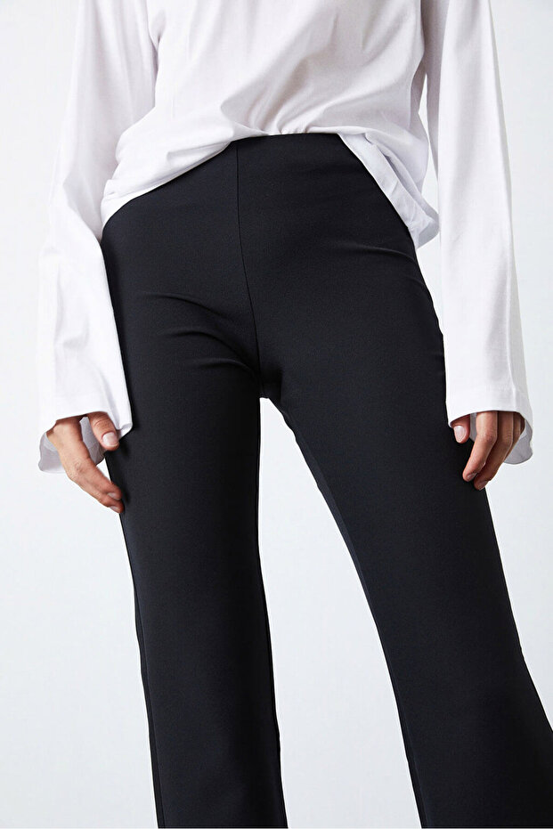 Orta Bel Flare Pantolon - 3