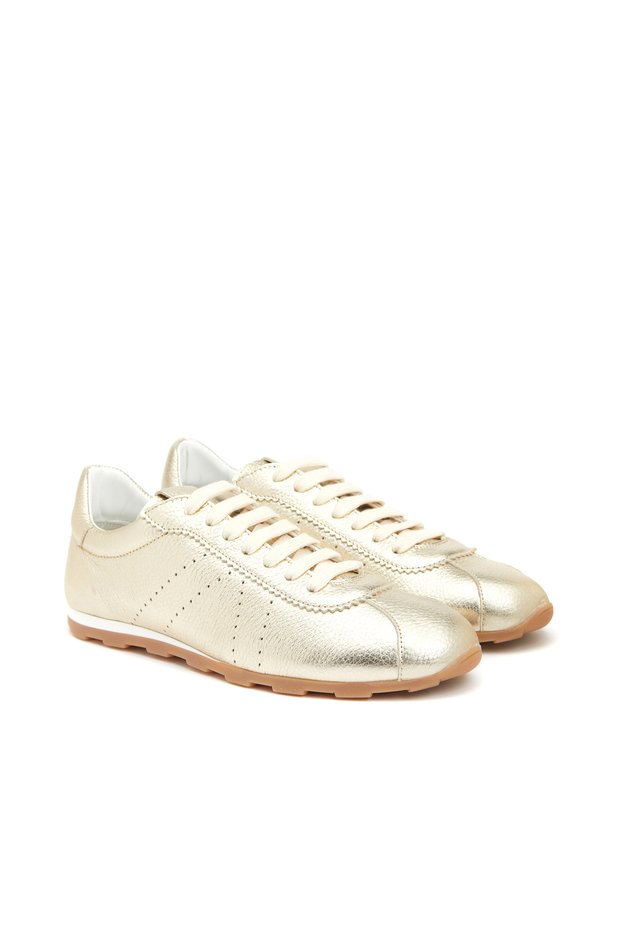 Gold Kadın Deri Sneaker