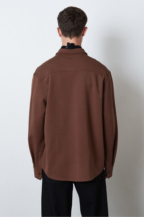 Örme Oversize Gömlek - 5