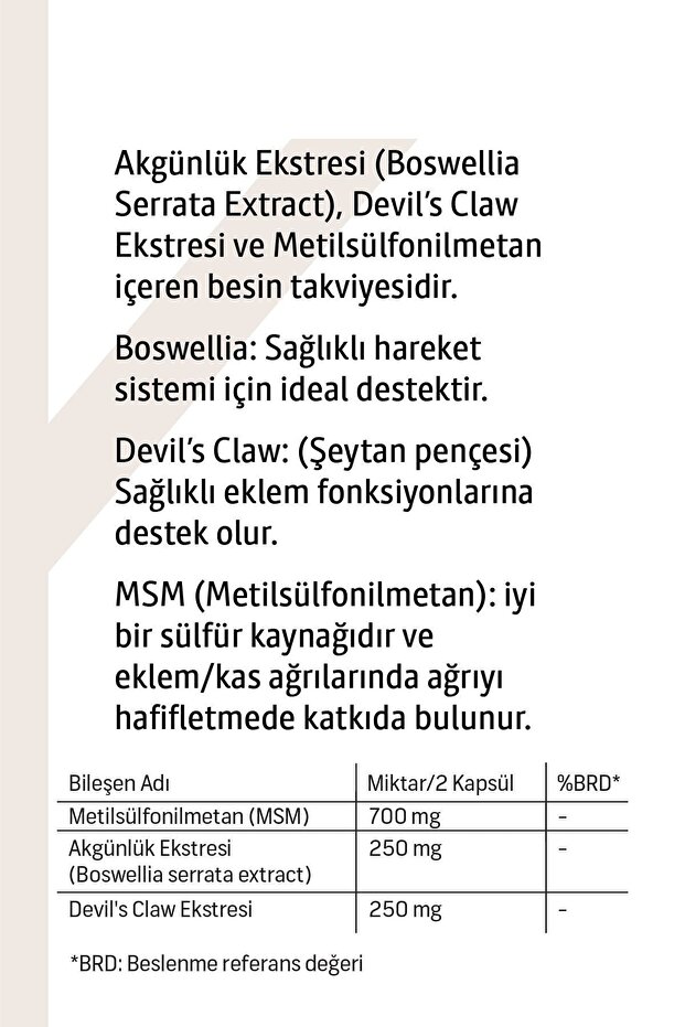 Boswellia Devil's Claw Msm - 4