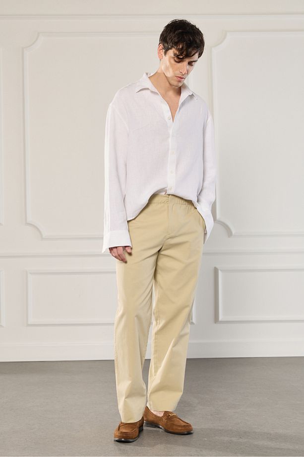 Bağcıklı Regular Fit Pantolon - 2