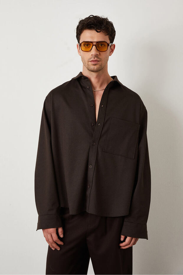 Oversize Cepli Gömlek - 3