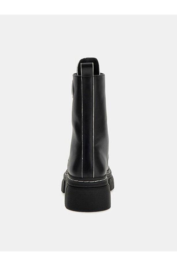 Deri Siyah Kadın Bot FLFANNLEA10-BLACK - 3