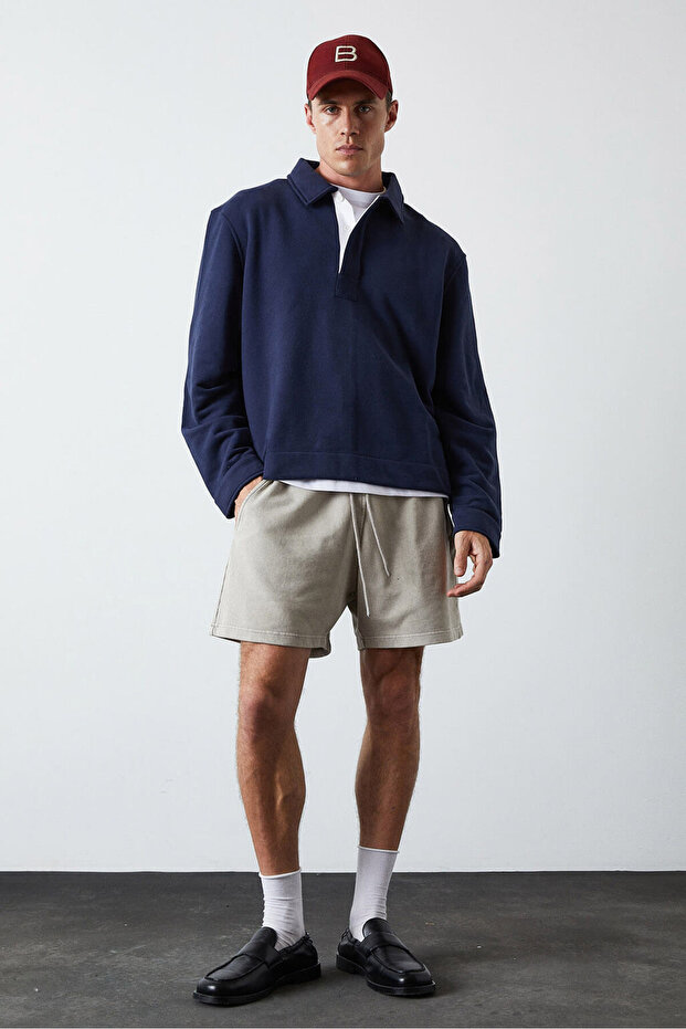 Polo Yaka Sweatshirt - 2