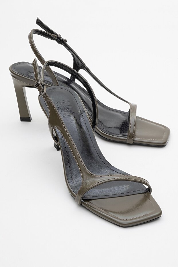 Melby Khaki Skin Women's Heeled Shoes