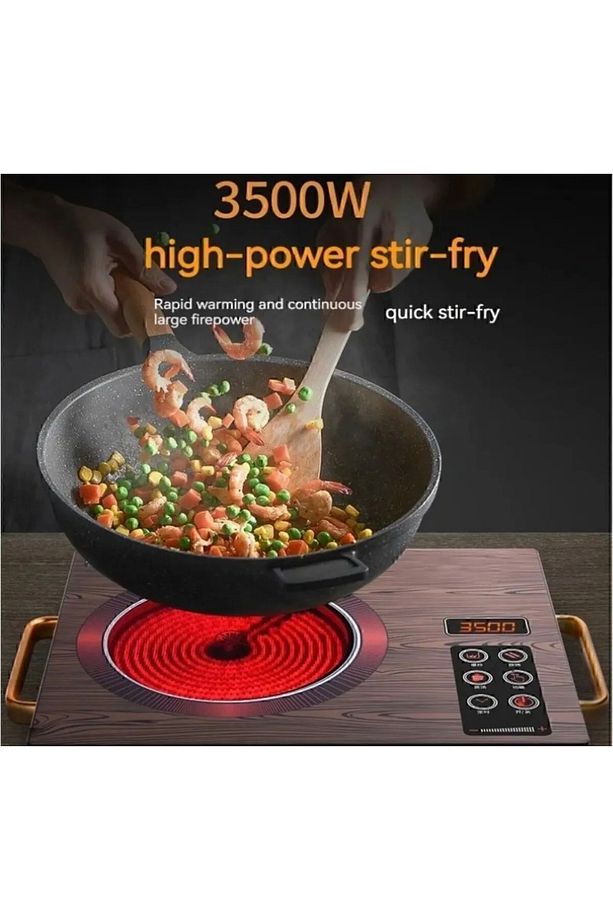 New Lazer Gold Bakır Kaplama Ocak 3500w Npp050 Model Tüm Tencere Ve Tavalara Uyumludur - 3