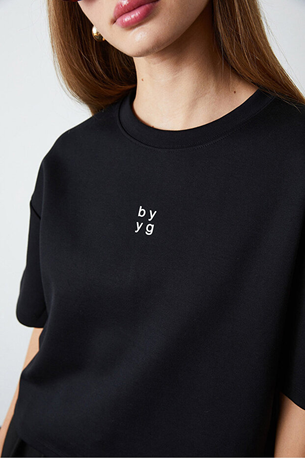 Baskılı Kısa Tshirt - 4