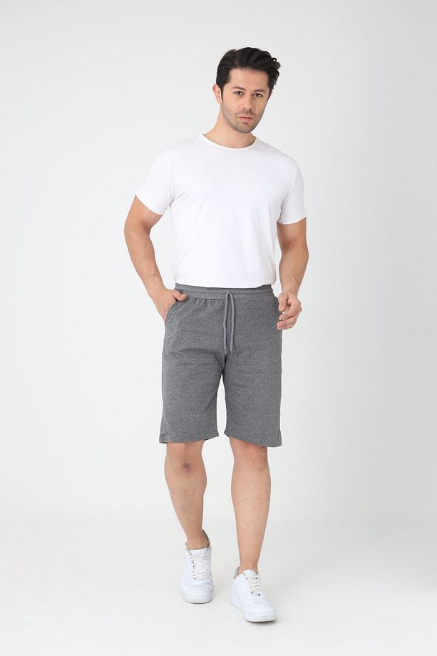 Erkek Pamuklu Penye Şort Regular Fit Şort - 2