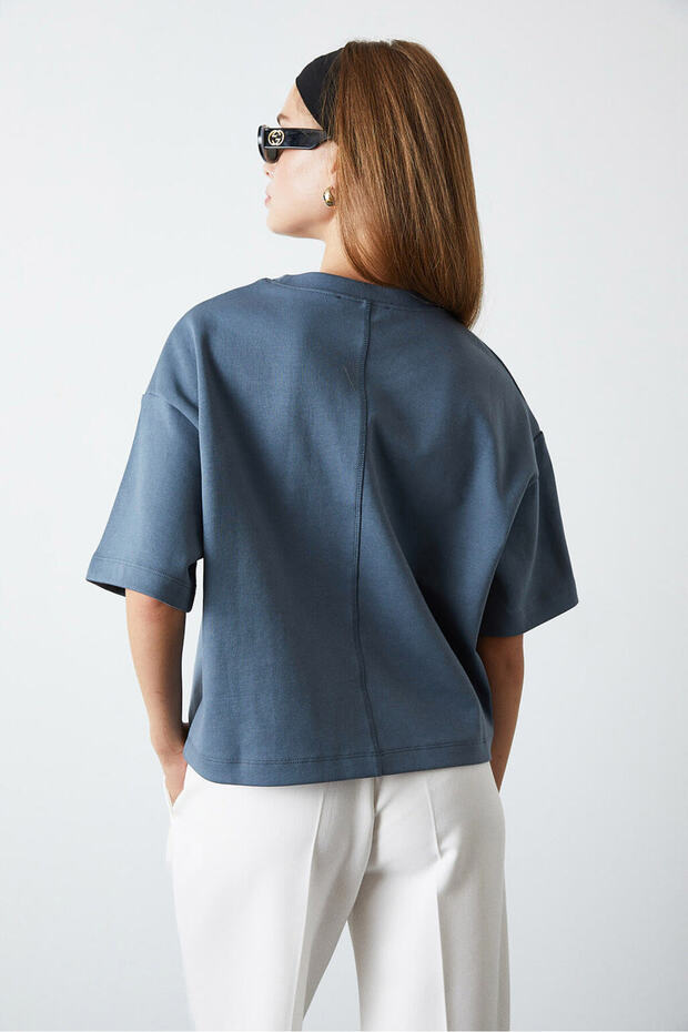 Baskılı Kısa Tshirt - 5