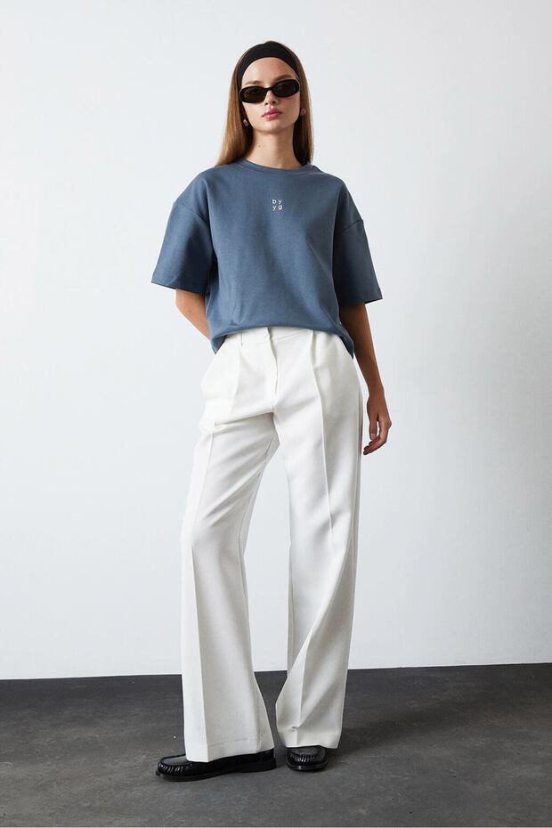 Baskılı Kısa Tshirt - 1